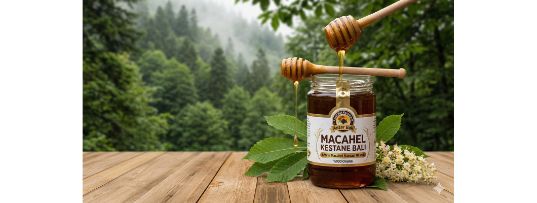 Macahel Kestane Balı | %100 Orijinal | Anzer Balı Kooperatifi