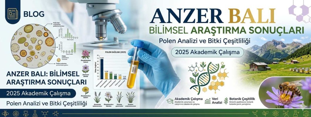 Anzer Balı Bilimsel Araştırma Sonuçları | Polen Analizi ve Bitki Çeşitliliği (2025 Akademik Çalışma)