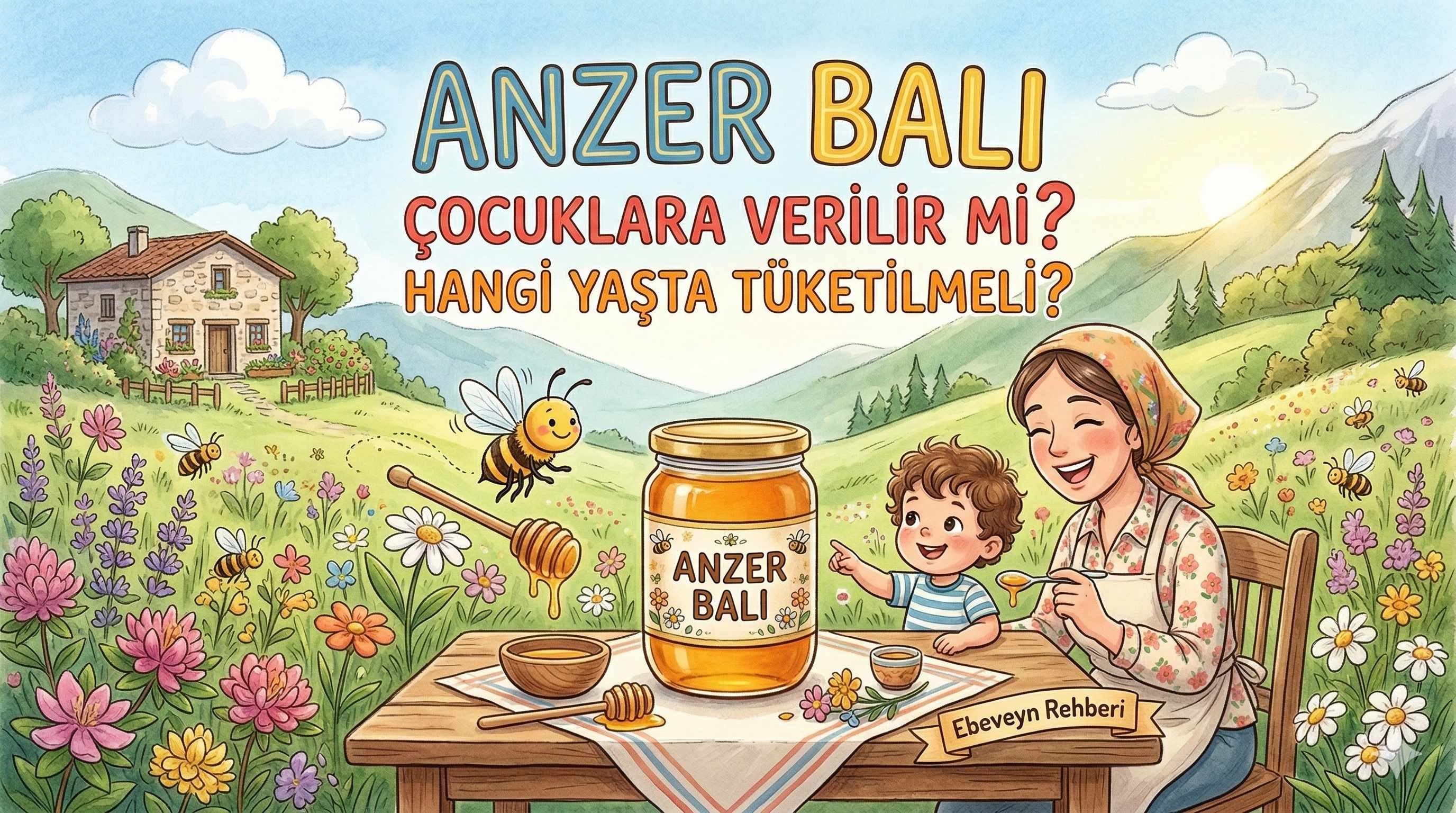 Anzer Balı Çocuklara Verilir mi? Hangi Yaşta Tüketilmeli