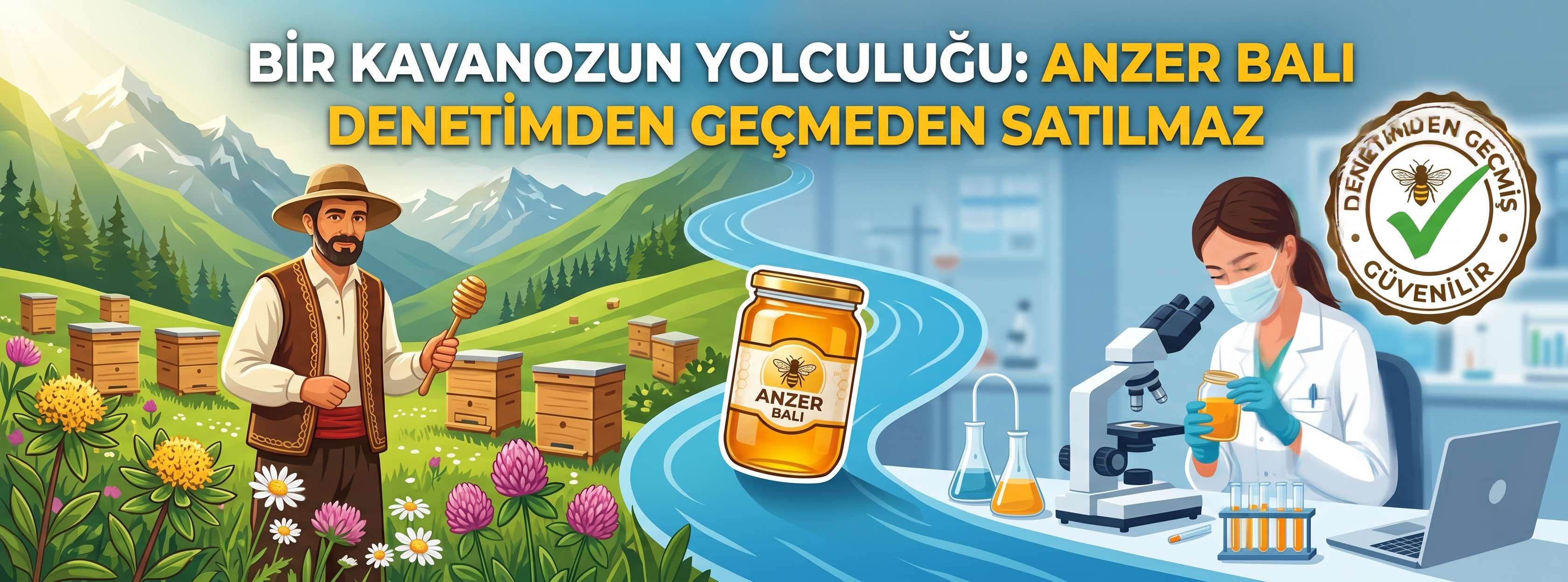Bir Kavanozun Yolculuğu: Anzer Balı Denetimden Geçmeden Satılmaz