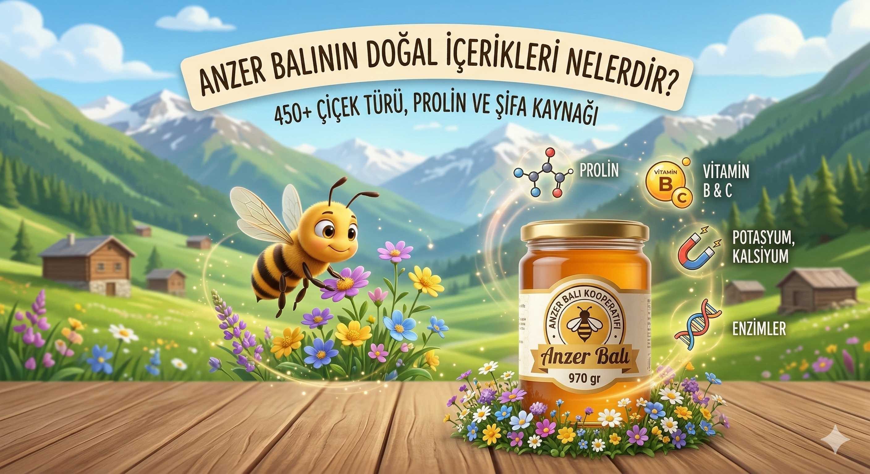 Anzer Balının Doğal İçerikleri ve Benzersiz Faydaları