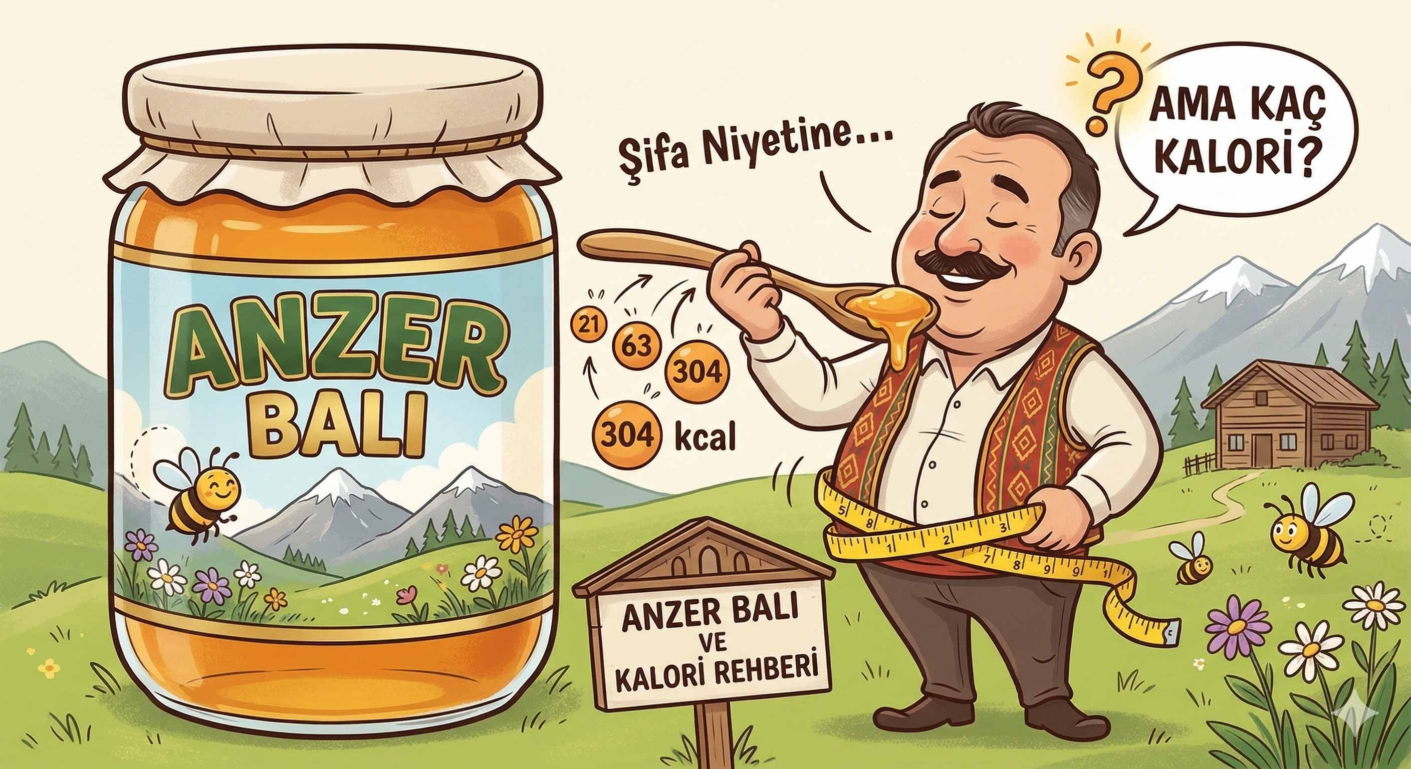 Anzer Balı Kaç Kalori?