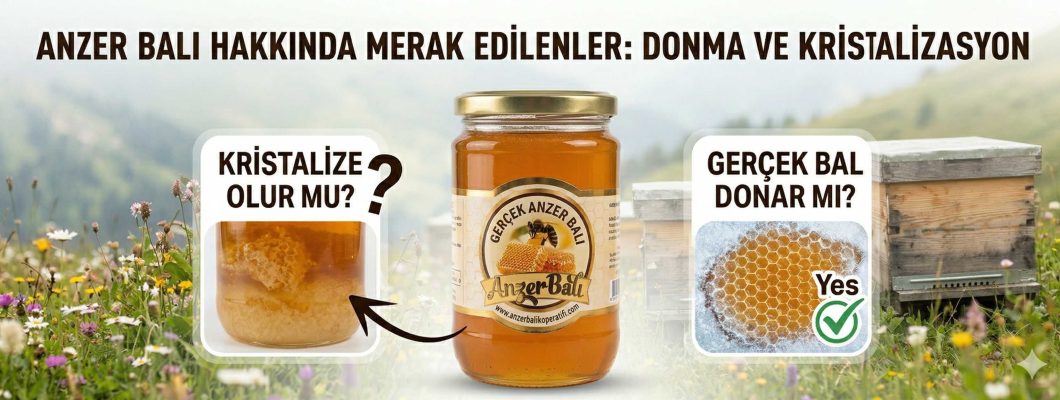 Gerçek bal neden donar? Anzer balında kristalleşme süreci