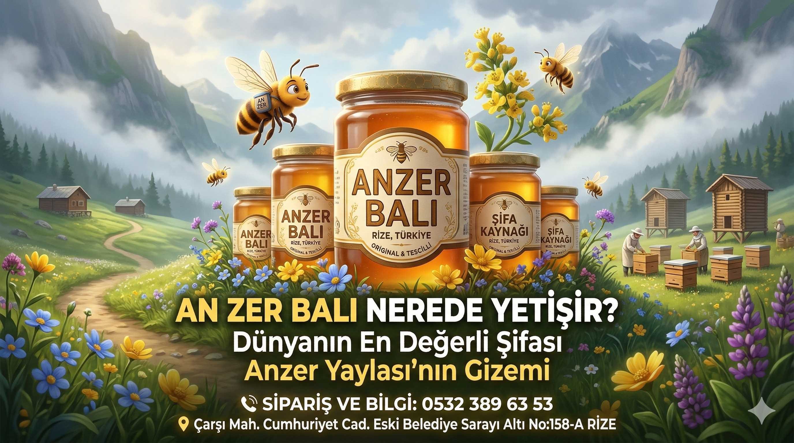 Anzer Balı Nerede Yetişir? Gerçek Anzer Balı Hakkında Her Şey
