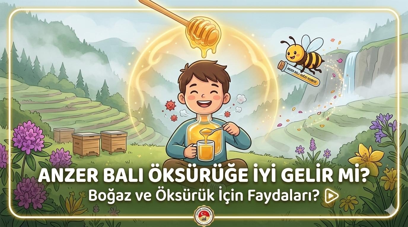 Anzer Balı Öksürüğe İyi Gelir mi? Boğaz ve Öksürük İçin Faydaları