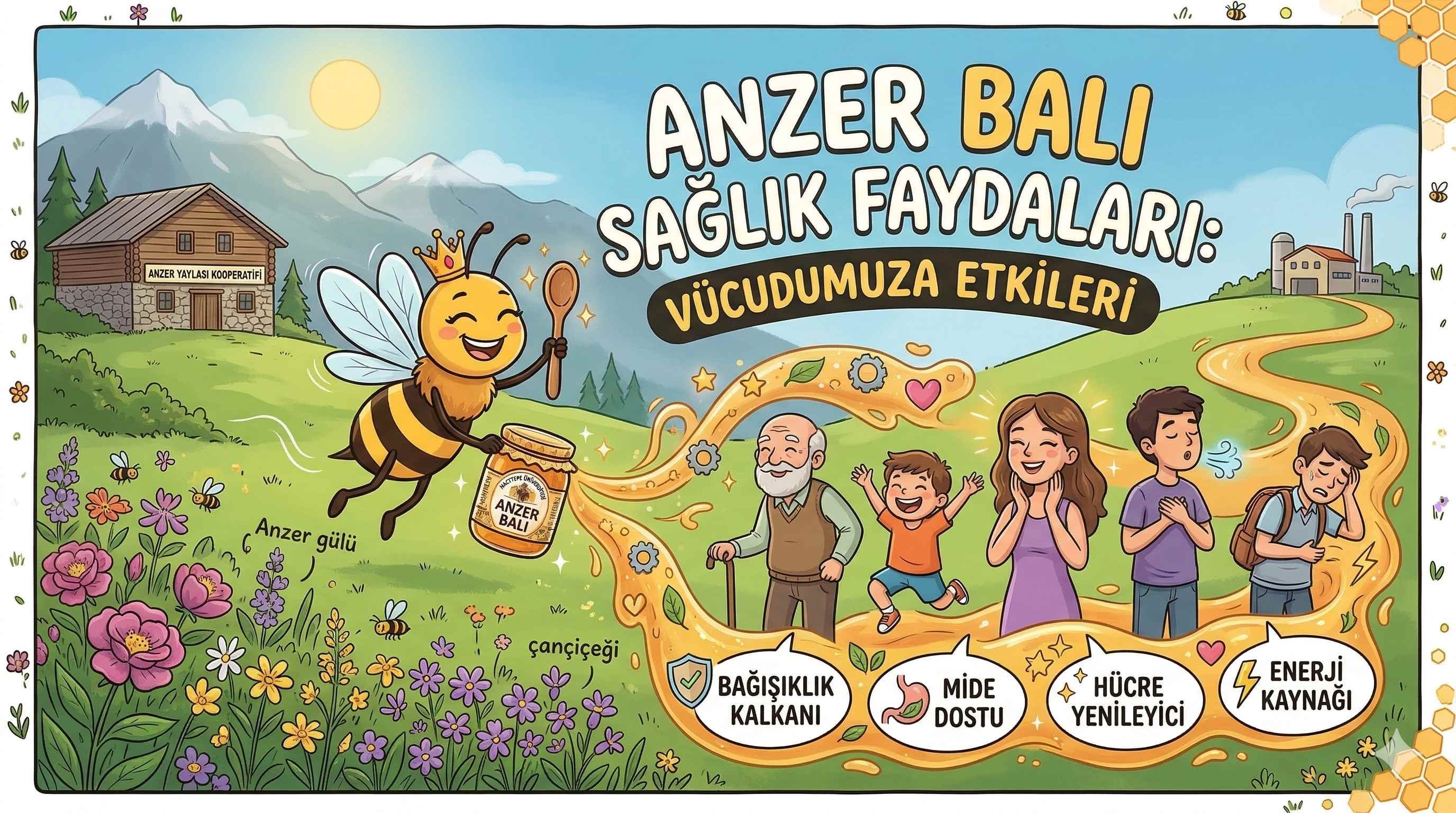 Anzer Balı Sağlık Faydaları: Vücudumuza Etkileri