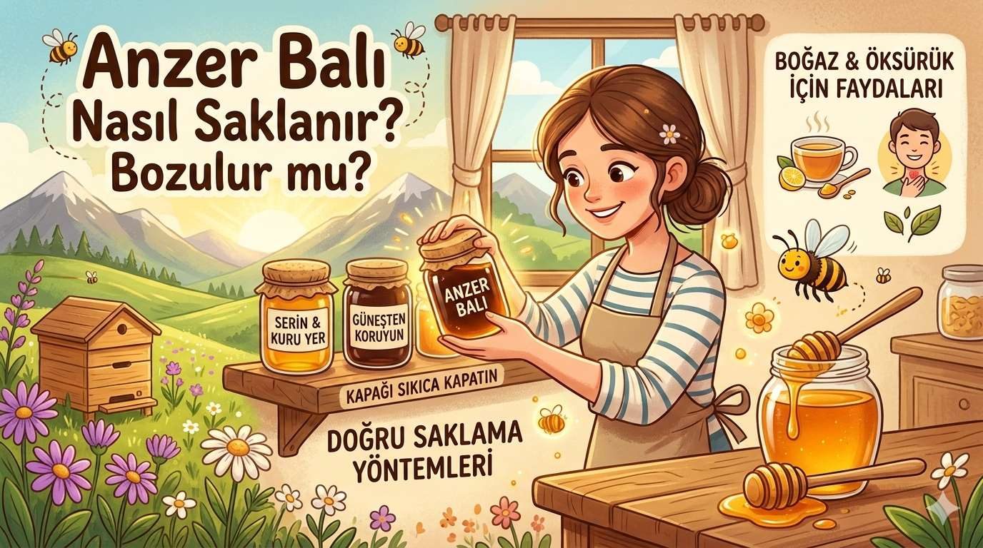 Anzer Balı Nasıl Saklanır? Bozulur mu? Doğru Saklama Yöntemleri