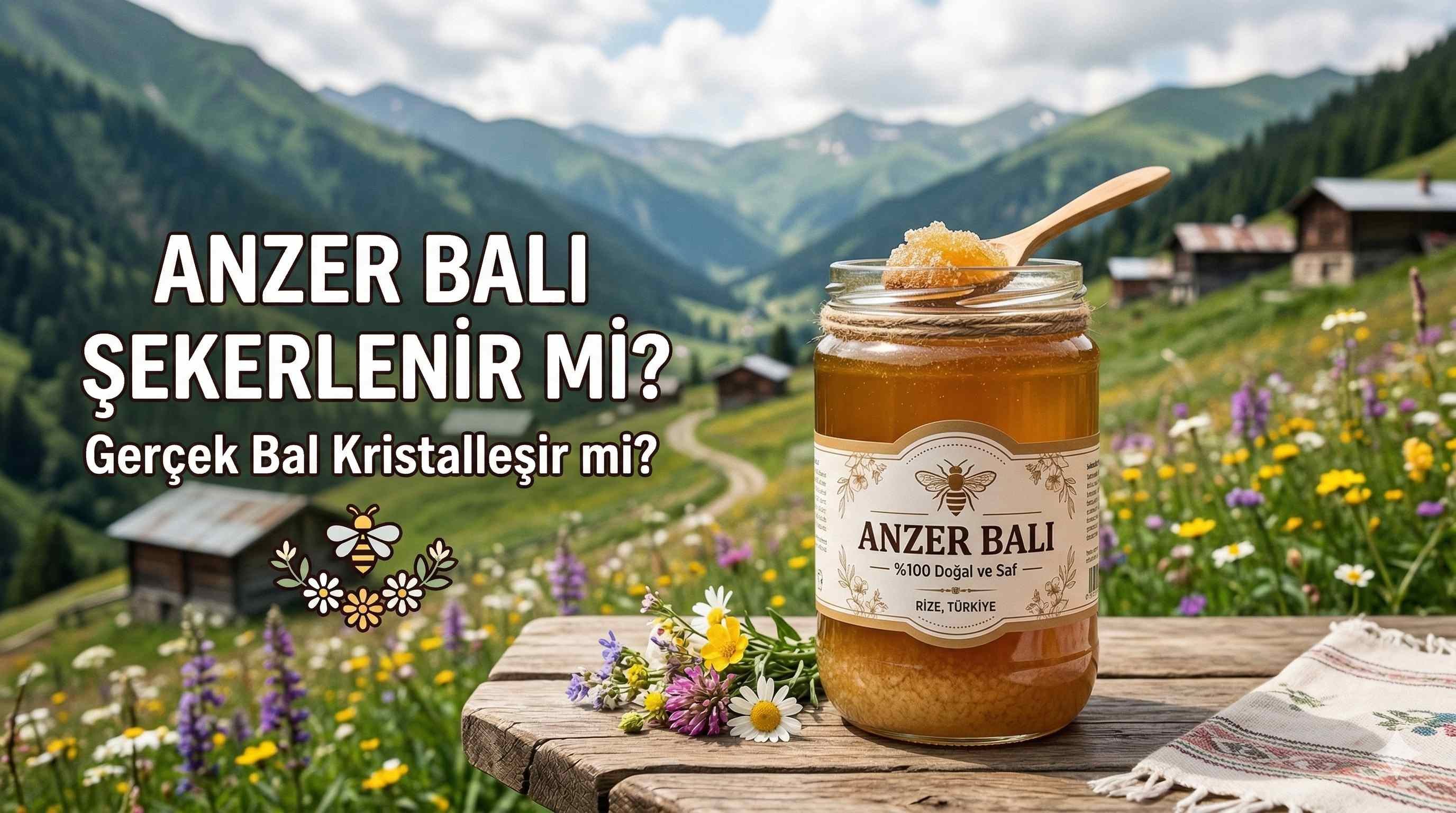 Anzer Balı Şekerlenir mi? Gerçek Anzer Balı Donar mı?