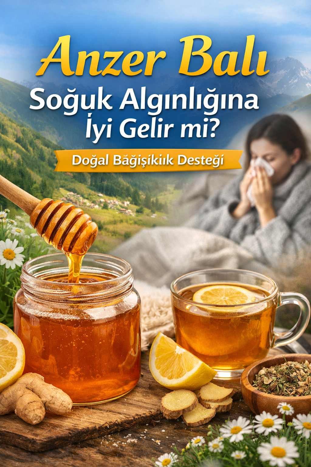 Anzer Balı Soğuk Algınlığına İyi Gelir mi? Doğal Bağışıklık Desteği