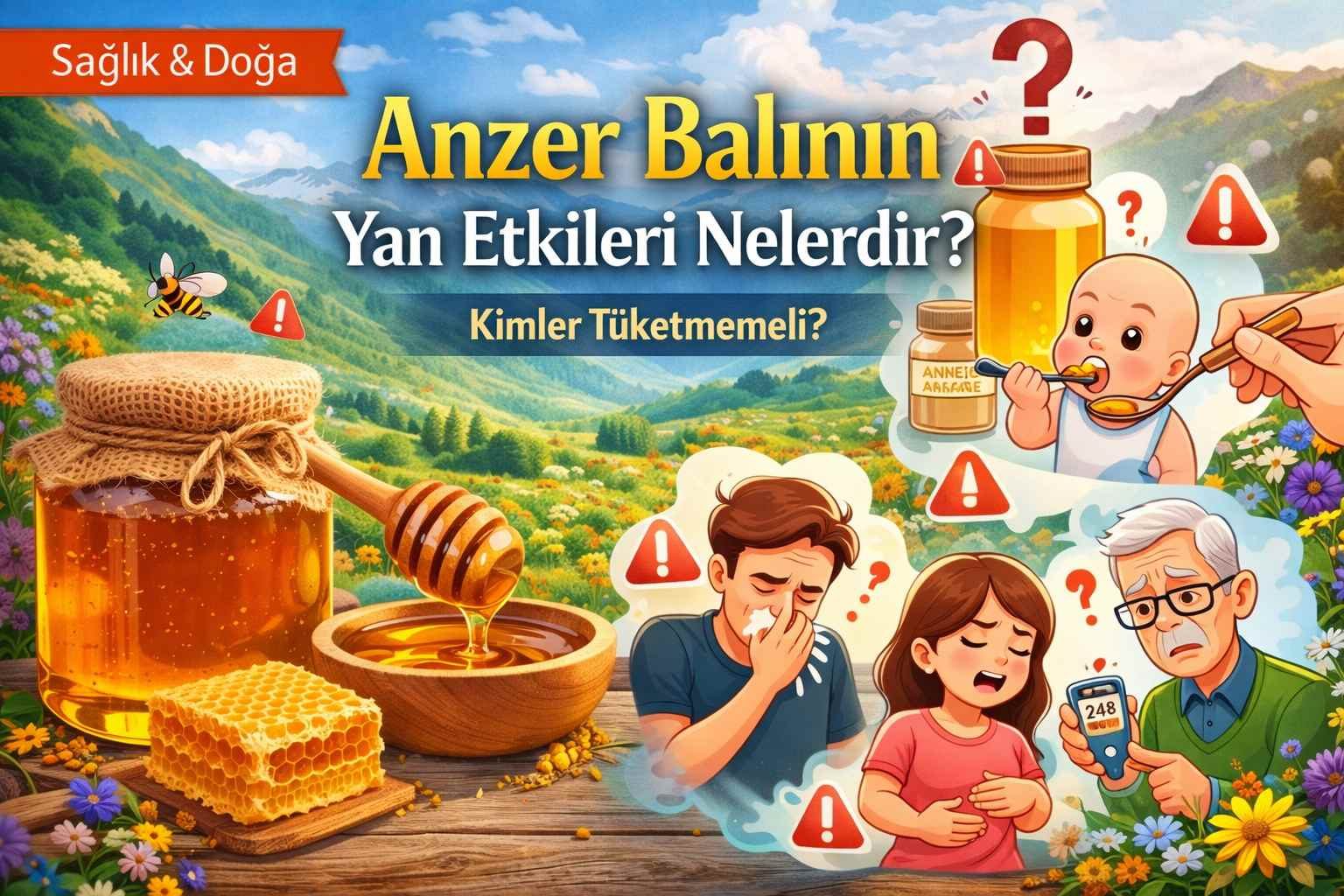 Anzer Balının Yan Etkileri Nelerdir? Kimler Tüketmemeli