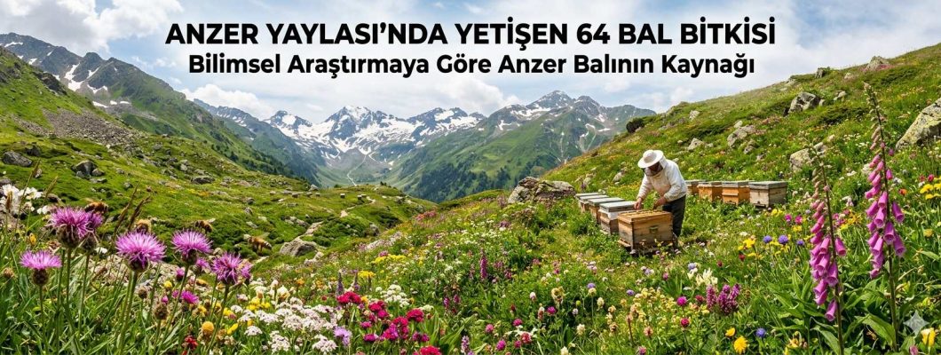 Anzer Yaylası’nda Yetişen 64 Bal Bitkisi: Bilimsel Araştırmaya Göre Anzer Balının Kaynağı