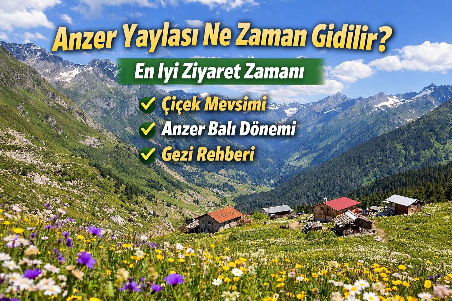 Anzer Yaylası Ne Zaman Gidilir? En İyi Ziyaret Zamanı ve Gezi Rehberi