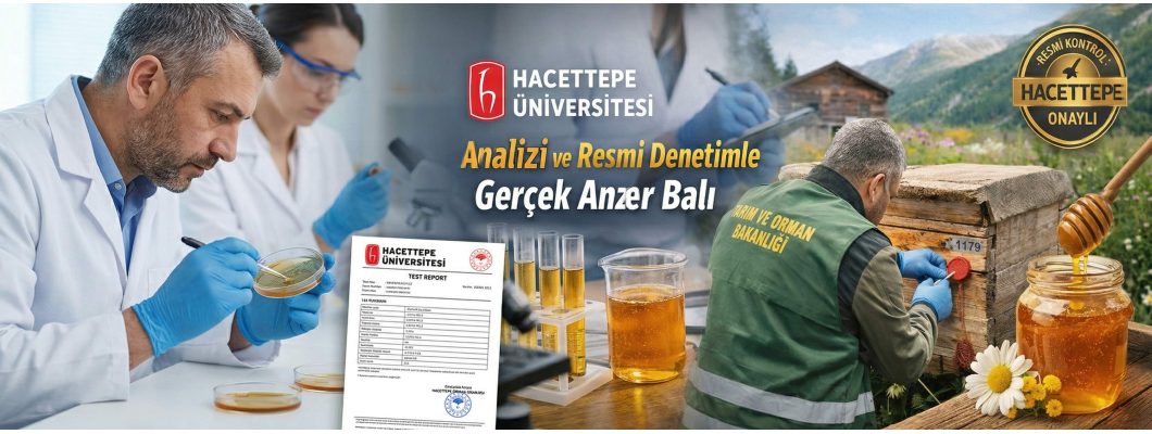 Hacettepe Analizi ve Resmi Denetimle Gerçek Anzer Balı