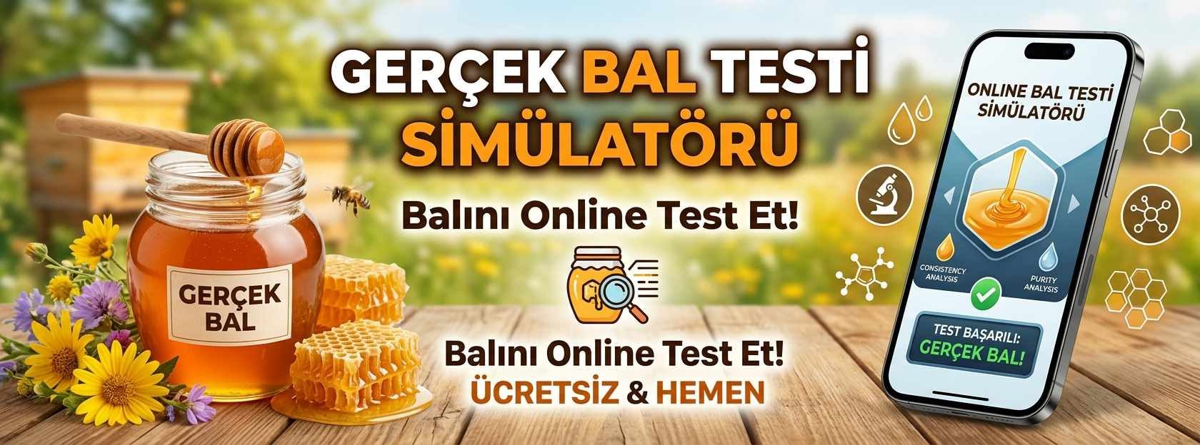 Gerçek Bal Testi Simulatoru | Balını Online Test Et