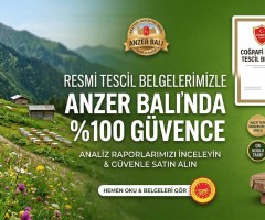 Coğrafi işaretli Anzer balı neden özel? Tescil ve kalite süreci