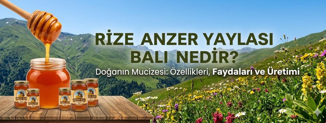 Rize Anzer Yaylası Balı Nedir?